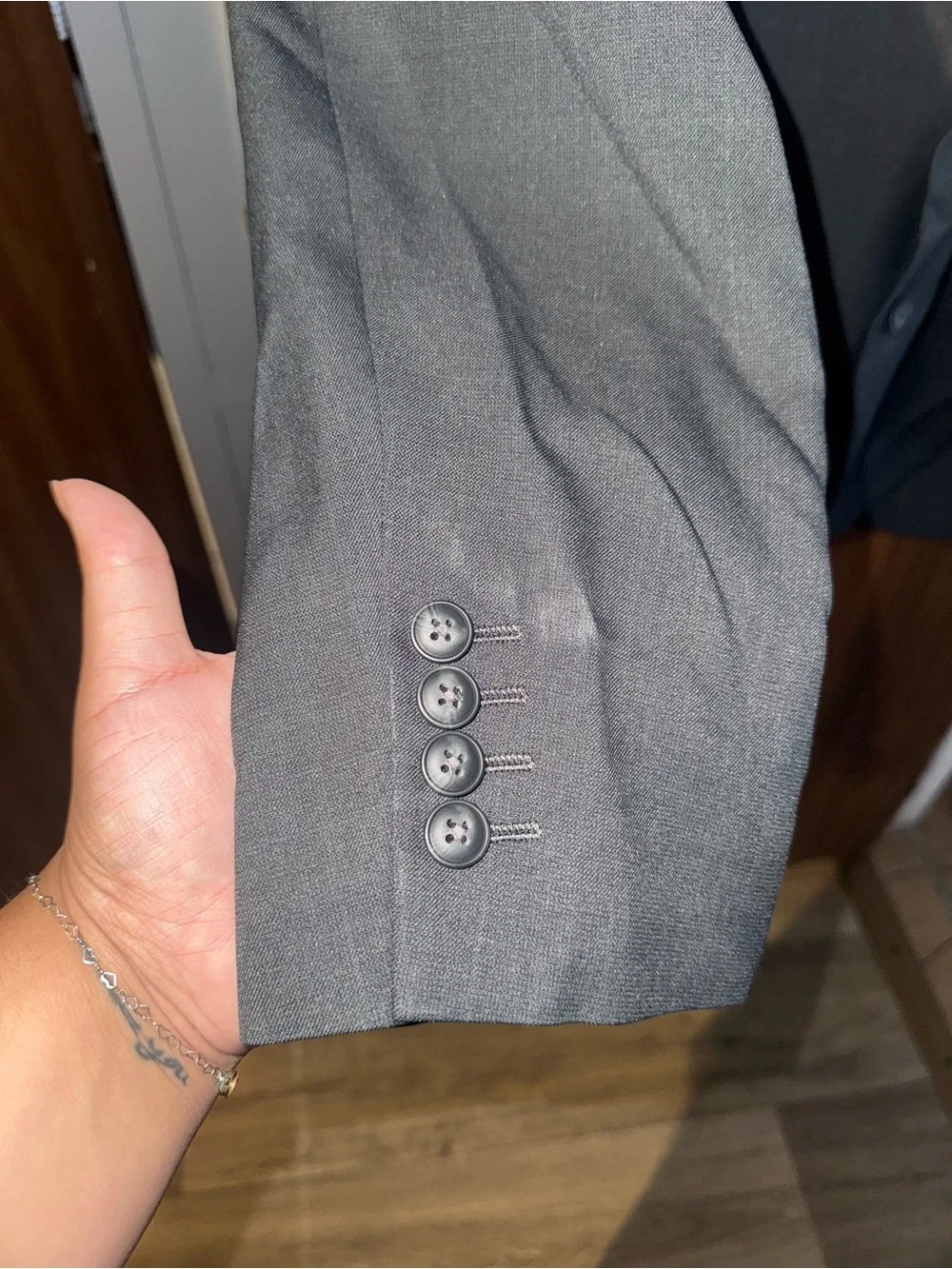Classic Men's Black Two-Button Suit Set